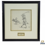 1897 Original Pen & Ink on Board Artist Illustration for Puck Magazine by Artist F. Opper