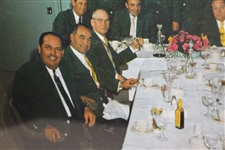 1958 Masters Champions Dinner Photo with Jones, Wood, Smith, others in Green Jackets