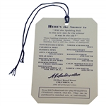 1931 Ryder Cup at The Scioto Country Club Saturday Ticket #1601 - Excellent Condition