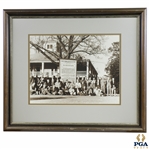 1937 Senior PGA Championship Dedication of PGA of America at Augusta National Golf Club Photo - Framed