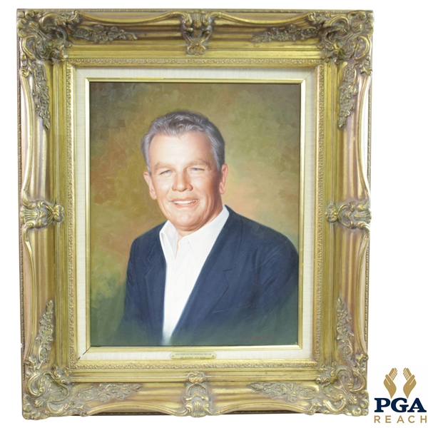 Original Jack Burke Painting by Jon Mardel for 1985 Jack Fedigans Invitational Pro-Am Painting