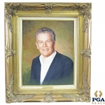 Original Jack Burke Painting by Jon Mardel for 1985 Jack Fedigans Invitational Pro-Am Painting