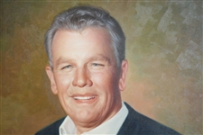 Original Jack Burke Painting by Jon Mardel for 1985 Jack Fedigan's Invitational Pro-Am Painting