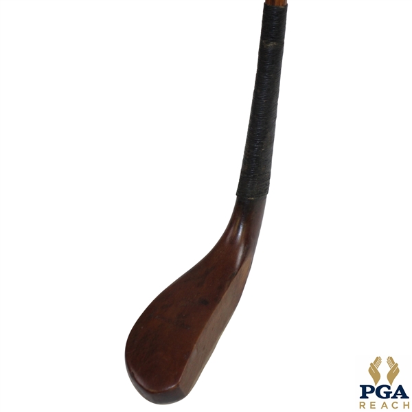 Circa 1900 McEwan Splice Neck Wood Stamped McEwan with Lead Weight & Horn Insert