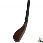 Circa 1900 McEwan Splice Neck Wood Stamped McEwan with Lead Weight & Horn Insert