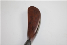 Circa 1900 McEwan Splice Neck Wood Stamped McEwan with Lead Weight & Horn Insert