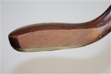 Circa 1900 McEwan Splice Neck Wood Stamped McEwan with Lead Weight & Horn Insert