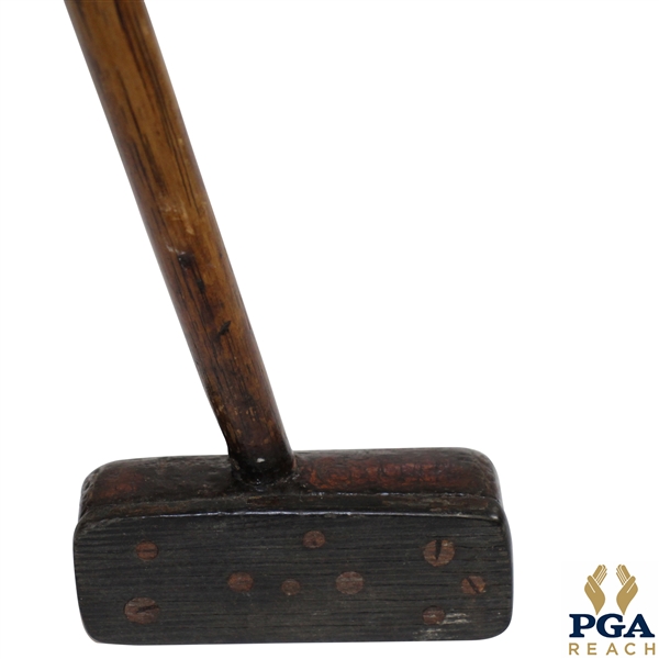 Wood Shafted Mallet Putter Made By Dr. Paul CT Bacon - Personal Putter
