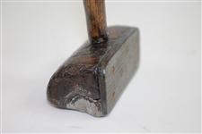 Wood Shafted Mallet Putter Made By Dr. Paul CT Bacon - Personal Putter