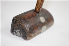Wood Shafted Mallet Putter Made By Dr. Paul CT Bacon - Personal Putter