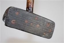 Wood Shafted Mallet Putter Made By Dr. Paul CT Bacon - Personal Putter