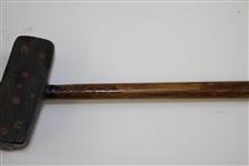 Wood Shafted Mallet Putter Made By Dr. Paul CT Bacon - Personal Putter