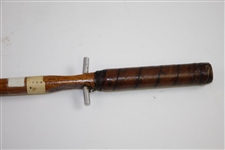 Turk Righter Center Wood Shaft Aluminum Head Putter with Pendulum Grip - Patent May 25, 1915