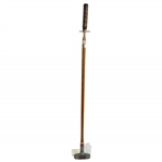 Turk Righter Center Wood Shaft Aluminum Head Putter with Pendulum Grip - Patent May 25, 1915