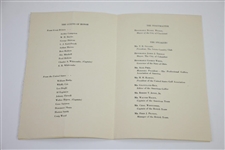 1931 Ryder Cup Team Matches at Scioto Country Club Dinner Menu - Great Condition