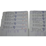 1931 British Ryder Cup Team Signed Hotel Room Service Receipts - Eleven JSA ALOA