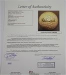 Horton Smith, Lawson Little, Jimmy Thomson, & Harry Cooper Signed Golf Ball JSA FULL #BB52878