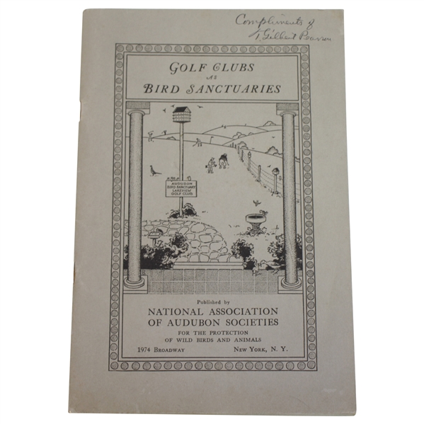 Bobby Jones 1926 Golf Clubs as Bird Sanctuaries Book - Scarcest Written Work