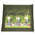 Jack Nicklaus Signed Canvas Print of 1986 Masters Made Putt BECKETT #A21016