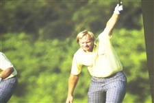 Jack Nicklaus Signed Canvas Print of 1986 Masters Made Putt BECKETT #A21016