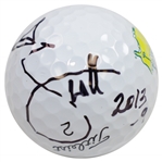 Adam Scott Signed Masters Logo Golf Ball with 2013 & -9 JSA #EE39879