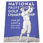 1932 PGA Championship at Keller Course GC Program - Olin Dutra Winner