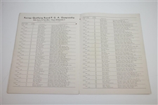 1932 PGA Championship at Keller Course GC Program - Olin Dutra Winner