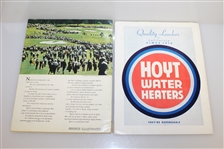 Five Signed 1950's Golf Championship Programs - Harney, Burke, Sanders, Fetchik JSA ALOA
