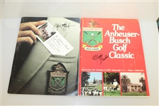 Eight Signed 1970's Golf Championship Programs - Casper, Blancas, Aaron & Others JSA ALOA