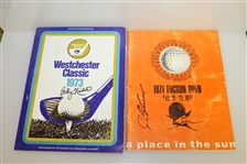 Eight Signed 1970's Golf Championship Programs - Casper, Blancas, Aaron & Others JSA ALOA