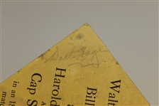 Walter Hagen Signed Exhibition Ticket with Ottawa Park Scorecard with Stymie JSA ALOA