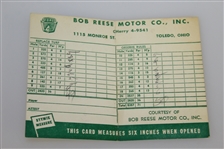 Walter Hagen Signed Exhibition Ticket with Ottawa Park Scorecard with Stymie JSA ALOA