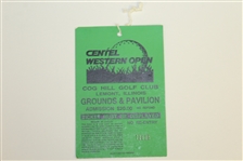 Assorted Golf Tournament Tickets & Senior Players Championship Ticket Signed by H.O.F., Hale Irwin, Tom Kite, Bernhard Langer JSA/AOLA