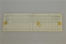 Arnold Palmer & Gary Player Signed Vintage Firestone Country Club Scorecard JSA ALOA