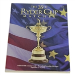 2004 Ryder Cup at Oakland Hills Program
