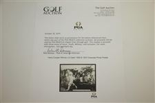 Harry Cooper Winner LA Open 1926 & 1937 Oversize Photo Poster
