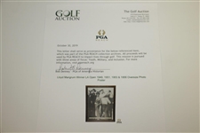 Lloyd Mangrum Winner LA Open 1949, 1951, 1953 & 1956 Oversize Photo Poster