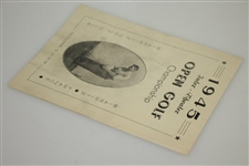 1945 Inter Theater Open at Biarritz GC Golf Championship Program