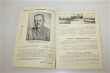 1945 Inter Theater Open at Biarritz GC Golf Championship Program