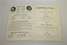 1945 Inter Theater Open at Biarritz GC Golf Championship Program