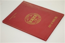 1951 The Ryder Cup at Pinehurst CC Hardcover Program - USA Winner 9 1/2 - 2 1/2