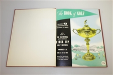 1951 The Ryder Cup at Pinehurst CC Hardcover Program - USA Winner 9 1/2 - 2 1/2
