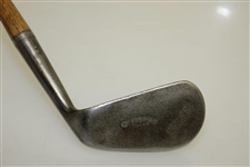 Circa 1920 Kroydon U6 Waffle face Iron w/ Lloyd Gullickson Stamp