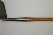 Circa 1920 Kroydon U6 Waffle face Iron w/ Lloyd Gullickson Stamp