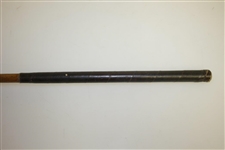 Circa 1920 Kroydon U6 Waffle face Iron w/ Lloyd Gullickson Stamp