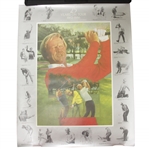 Jack Nicklaus 25 Years on Tour 1962-1986 Poster "20 Major Victories"