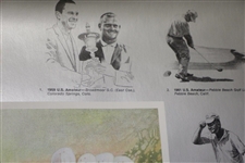 Jack Nicklaus 25 Years on Tour 1962-1986 Poster 20 Major Victories