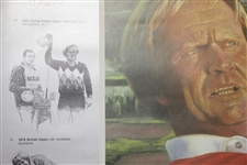 Jack Nicklaus 25 Years on Tour 1962-1986 Poster 20 Major Victories