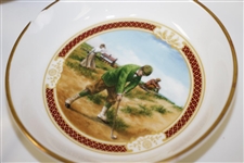 Golf Themed Bowls & Ashtrays from St Andrews, PGA Champ & US Open