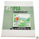 1963 PGA Championship at DAC Country Club Program - Jack Nicklaus Winner